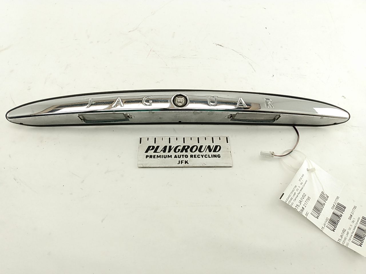 Jaguar XK8 Rear License Lamp Assembly