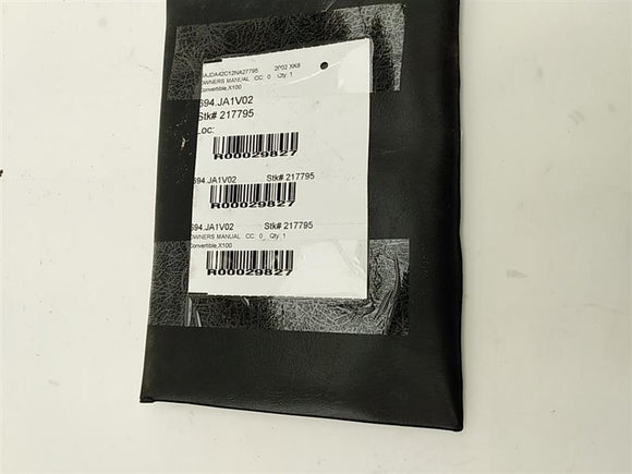 Jaguar XK8 Owners Manual