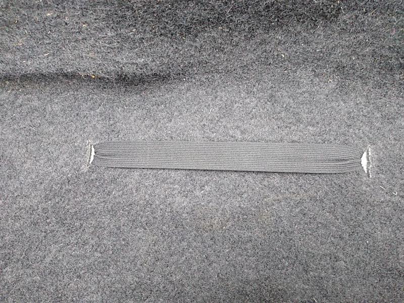 Jaguar XK8 Rear Left Trunk Carpet Trim Panel