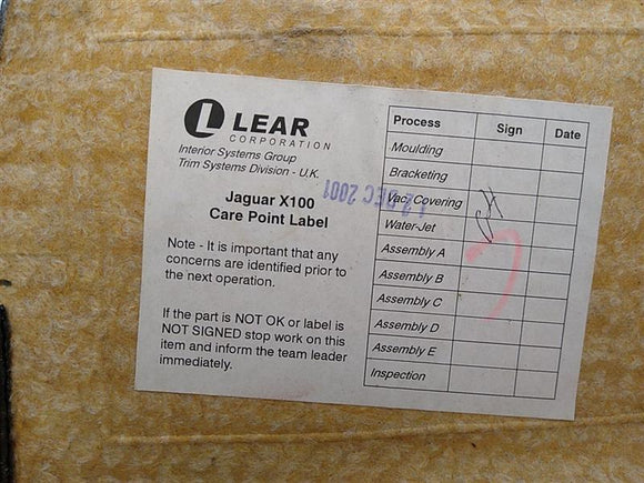 Jaguar XK8 Rear Right Interior Quarter Panel Trim