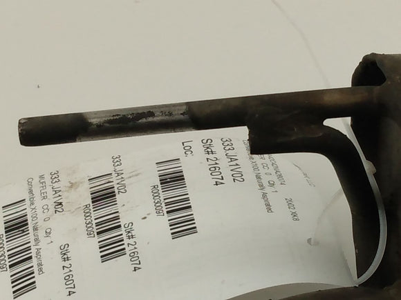 Jaguar XK8 Left Rear Tail Pipe/Muffler Assembly