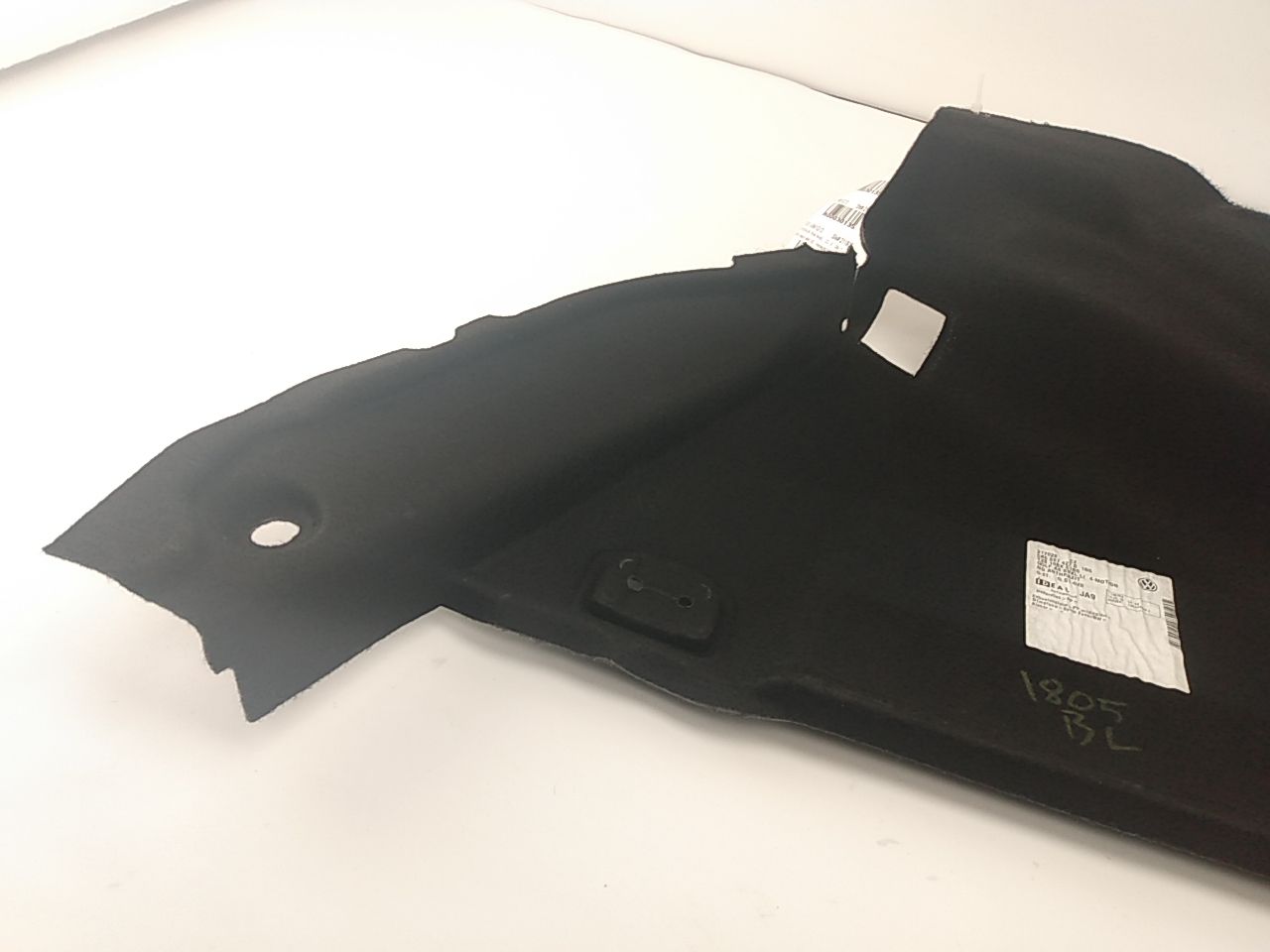 Volkswagen GTI Left Rear Trunk Carpet Trim Panel