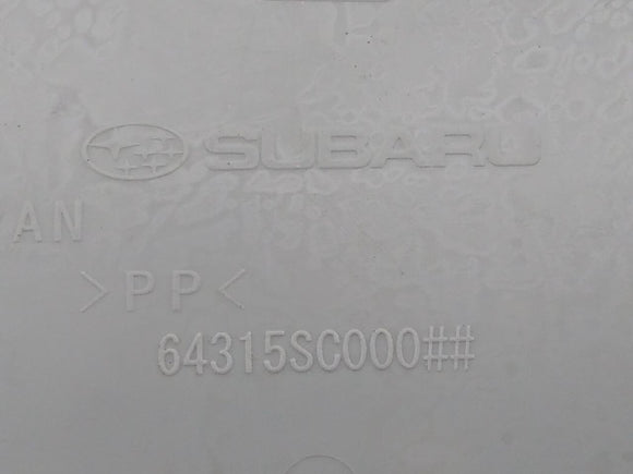 Subaru Forester Rear Seat Center Trim Cover
