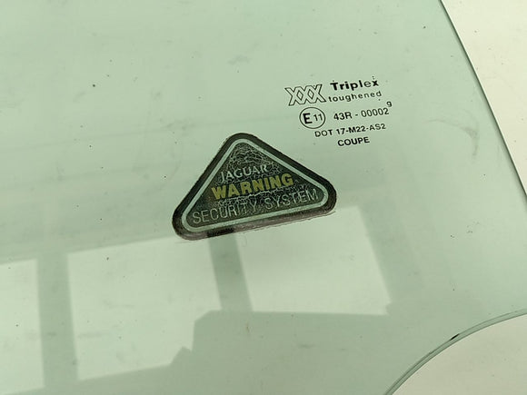 Jaguar XK8 Front Left Door Window
