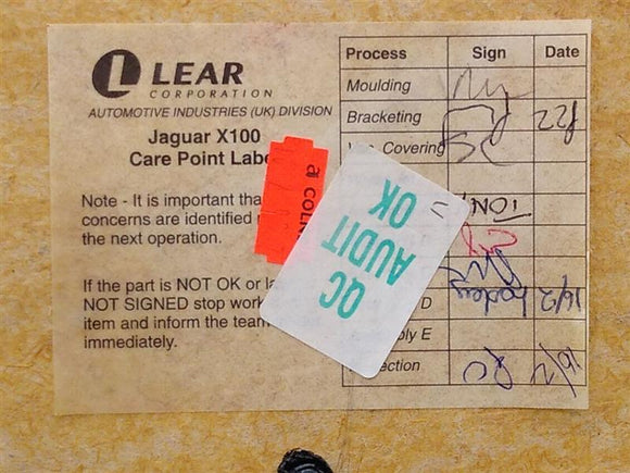 Jaguar XK8 Front Right Door Panel