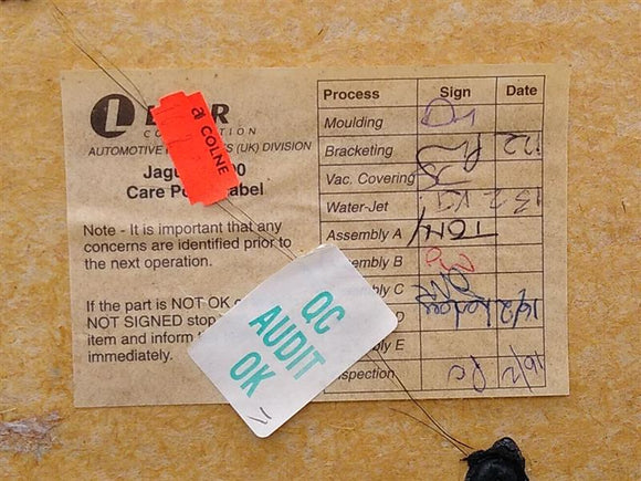 Jaguar XK8 Front Left Door Panel