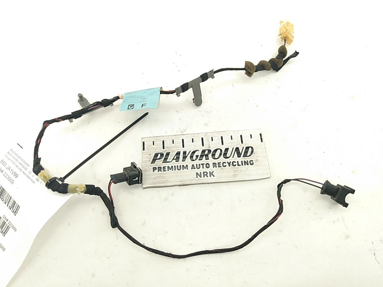 Jaguar XK8 Trunk Lid Wiring Harness