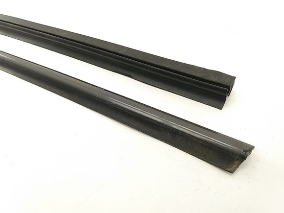 Jaguar XK8 Front Left Door Window Sweep Set Inner & Outer