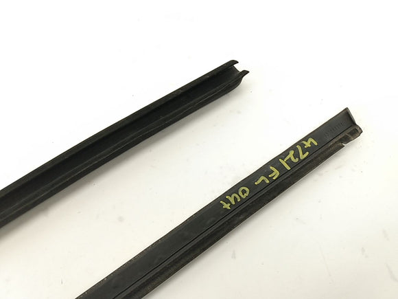 Jaguar XK8 Front Left Door Window Sweep Set Inner & Outer