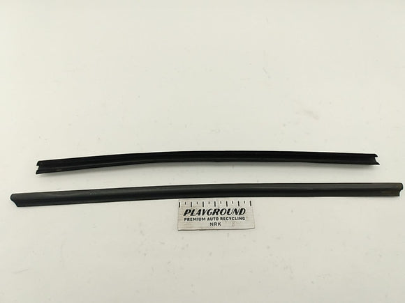 Jaguar XK8 Front Left Door Window Sweep Set Inner & Outer