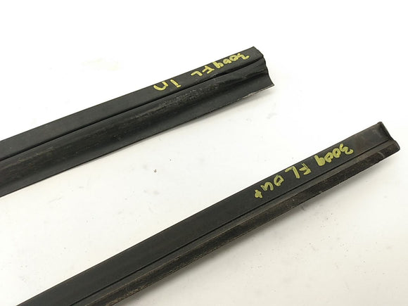 Jaguar XK8 Front Left Door Window Sweep Set Inner & Outer