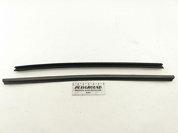 Jaguar XK8 Front Right Door Window Sweep Set Inner & Outer