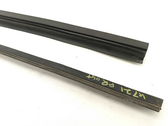 Jaguar XK8 Front Right Door Window Sweep Set Inner & Outer