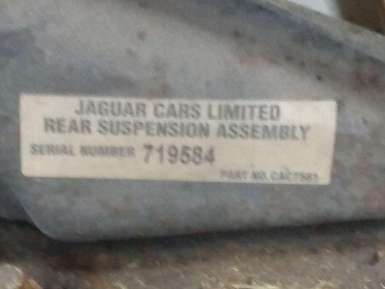 Jaguar XK8 Rear Differential Assembly