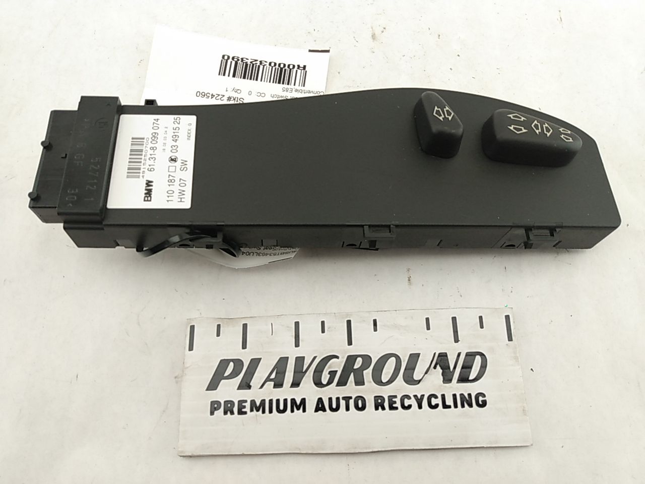 BMW Z4 Right Front Seat Control Panel