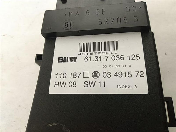 BMW Z4 Left Front Seat Control Panel