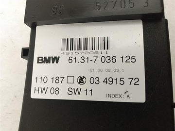 BMW Z4 Left Front Seat Control Panel - 0