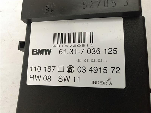 BMW Z4 Left Front Seat Control Panel