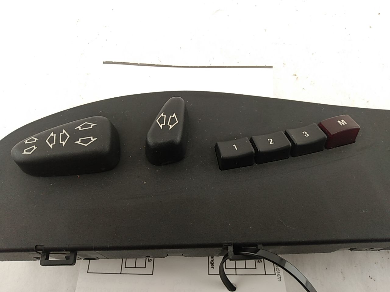 BMW Z4 Left Front Seat Control Panel