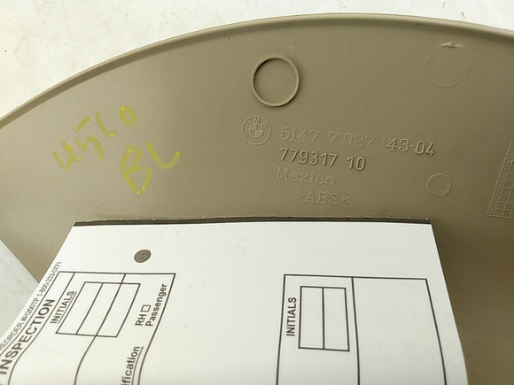 BMW Z4 Left Rear Scuff Trim Panel