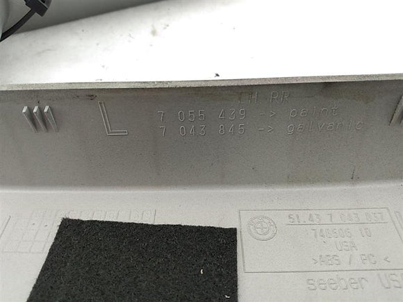 BMW Z4 Left Rear Roll Bar Trim Panel