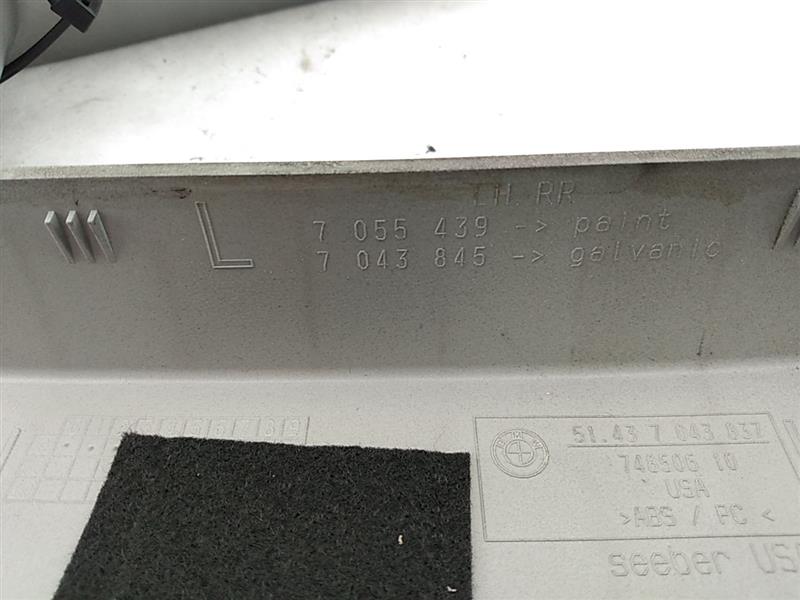 BMW Z4 Left Rear Roll Bar Trim Panel - 0