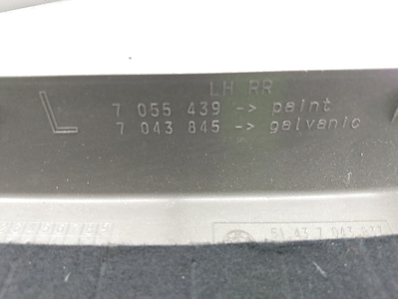 BMW Z4 Left Rear Roll Bar Trim Panel