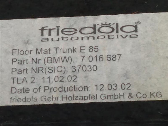 BMW Z4 Trunk Floor Mat