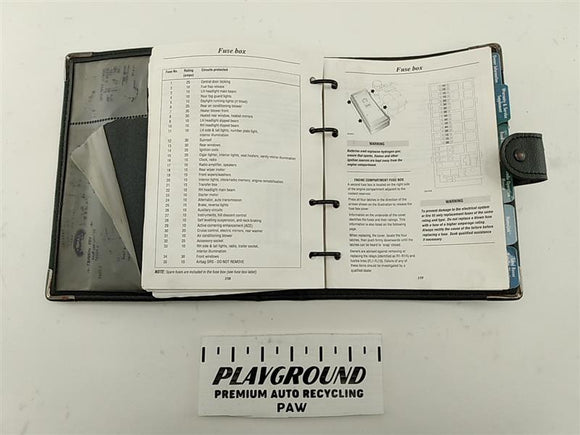 Land Rover Discovery Owner's Manual and Binder