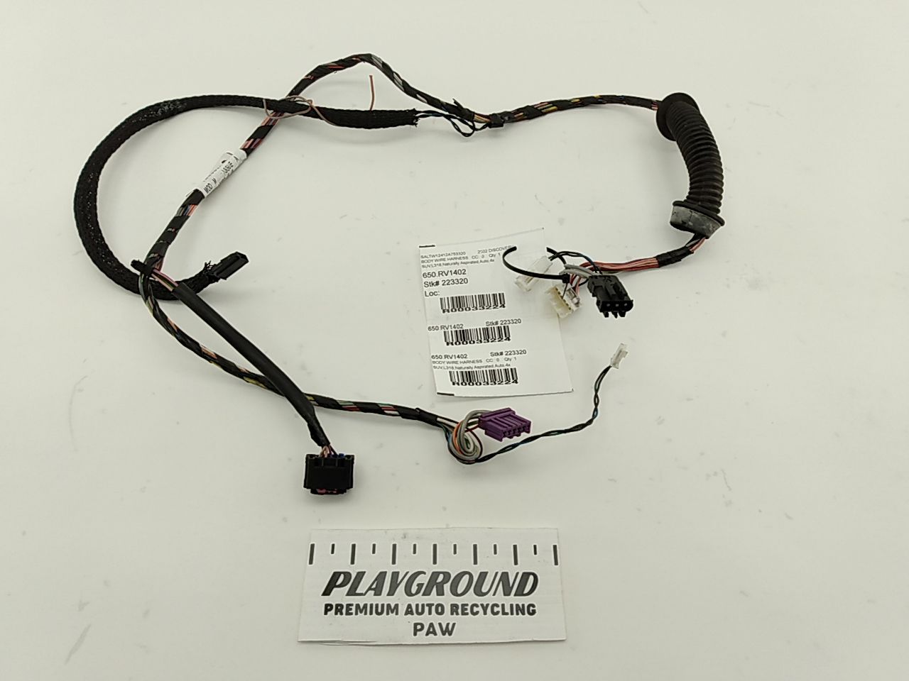 Land Rover Discovery Right Rear Door Wiring Harness