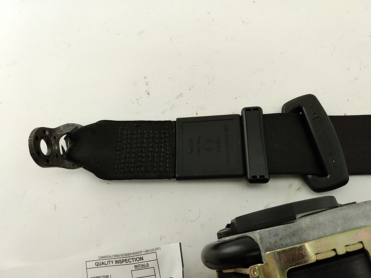 Audi TT Front Right Seat Belt