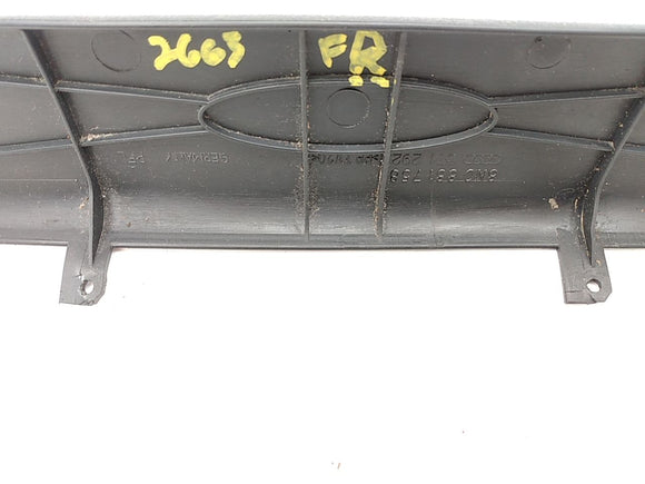 Audi TT Right Seat Rear Trim Panel