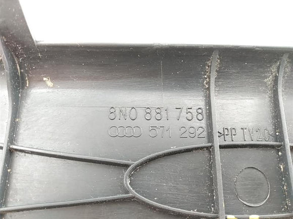 Audi TT Right Seat Rear Trim Panel