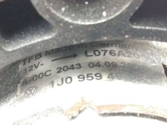 Audi TT Front Right Cooling Fan