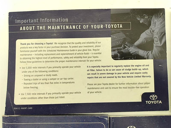 Toyota Celica Owners Manual