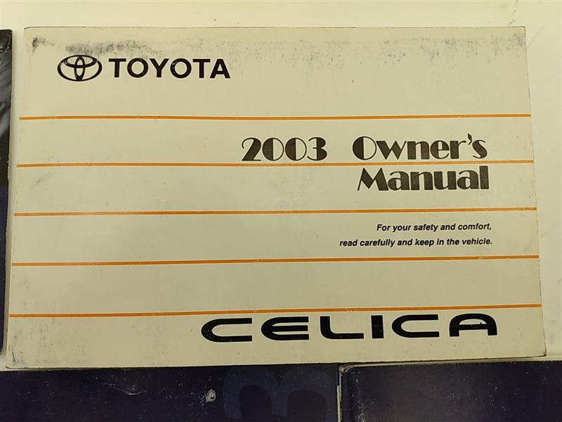 Toyota Celica Owners Manual