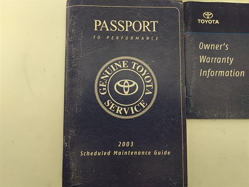 Toyota Celica Owners Manual