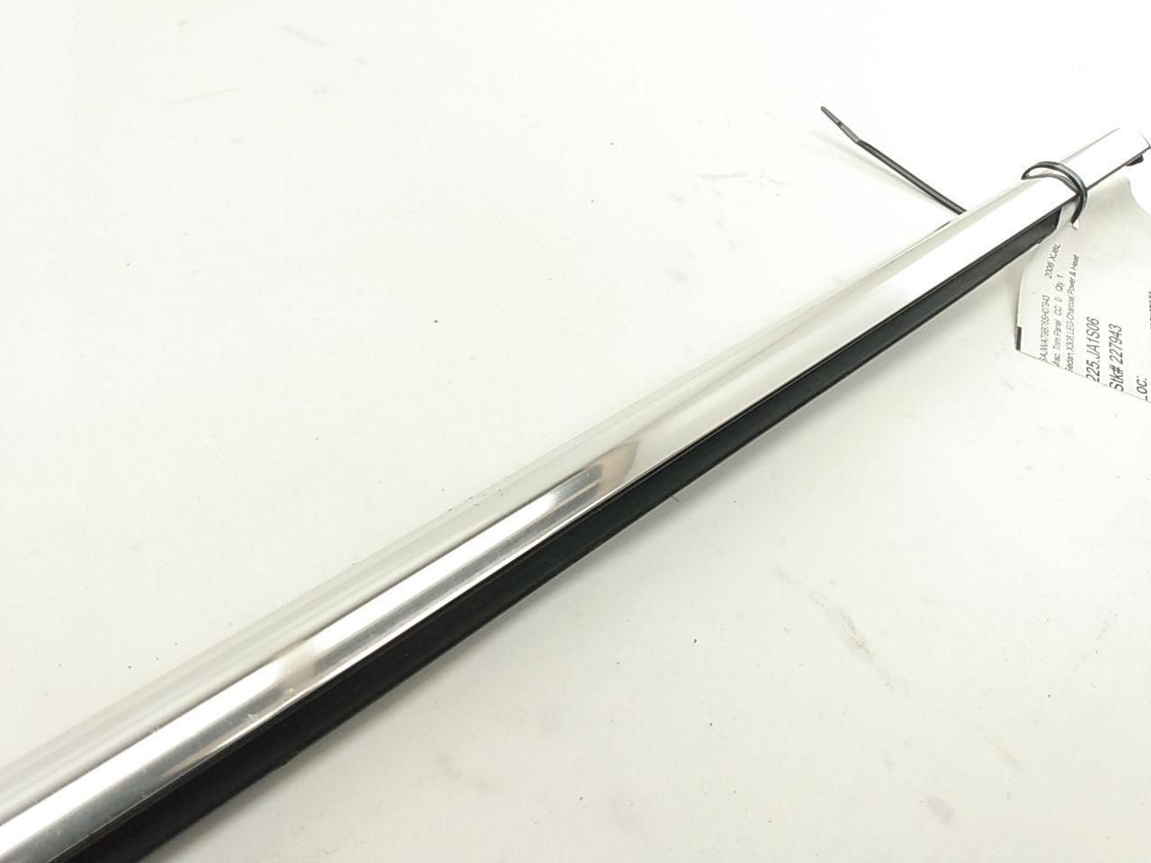 Jaguar XJ8L Left Front Chrome Lower Window Guide Trim