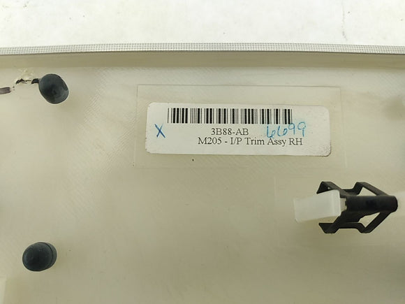 Ford Thunderbird Front Right Dash Insert