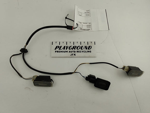 Jaguar XF Trunk Release Button and License Plate Lights