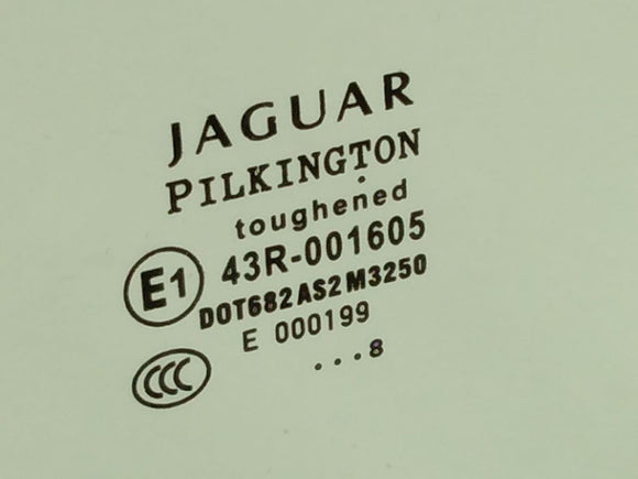 Jaguar XF Left Front Door Glass