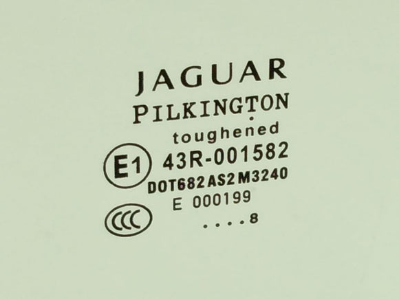 Jaguar XF Left Rear Door Glass