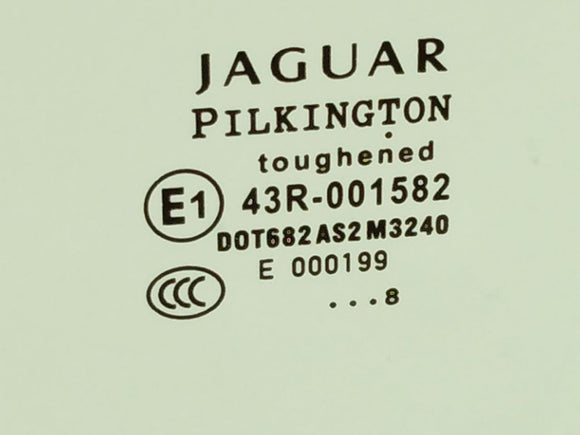 Jaguar XF Left Rear Door Glass