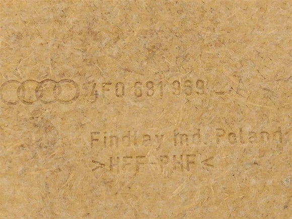 Audi A3 Front Right Seat Back Panel