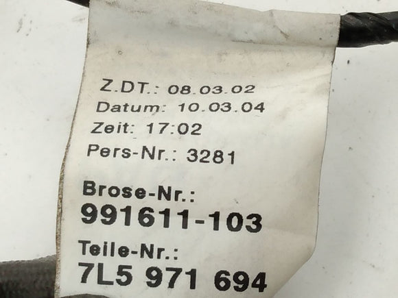 Porsche Cayenne Rear Right Door Wire Harness