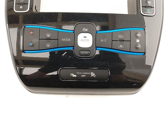 Nissan Leaf Center Dash Panel Controls Assembly