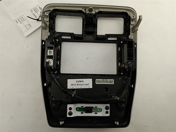 Nissan Leaf Center Dash Panel Controls Assembly