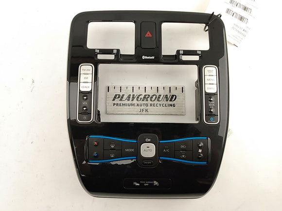 Nissan Leaf Center Dash Panel Controls Assembly