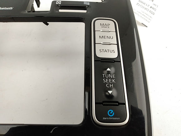 Nissan Leaf Center Dash Panel Controls Assembly