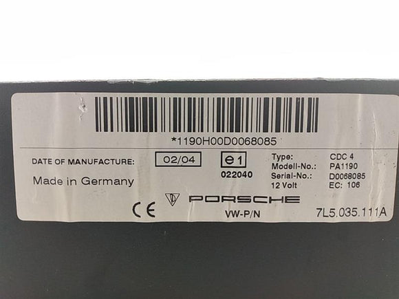 Porsche Cayenne CD Changer